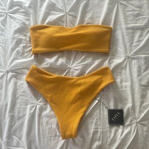 Two piece bikini.